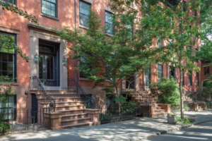 Building in Brooklyn Heights, New York.