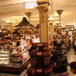 Inside Chelsea Market in New York City.