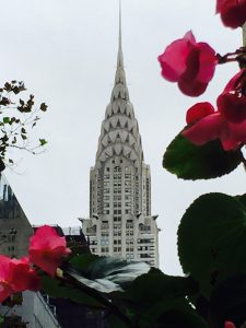 A picture of the Chrysler Building in NYC