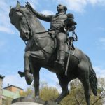 Statue of George Washington.
