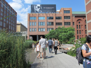 Building near the High Line in New York City.
