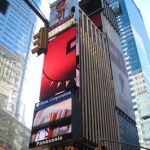 Billboards at Times Square.