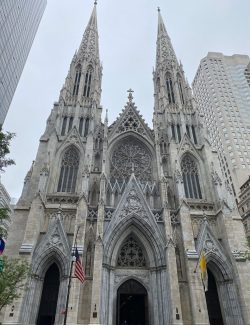 How New Yorkers Live A church in New York City.